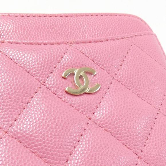 CHANEL Pink Grained Calfskin Coin Purse AP2061 Rank A - Picture 4 of 6